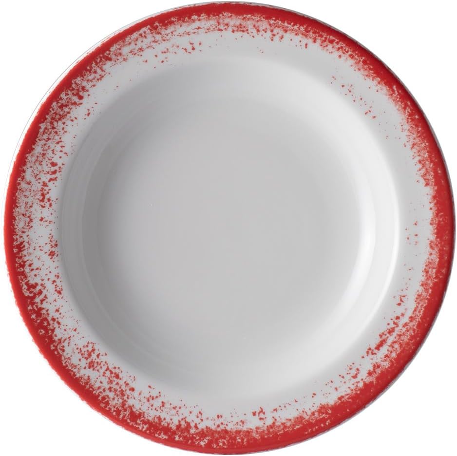 Aparelho de Jantar Névoa Vermelho - Serve 06 pessoas (COLEÇÃO NÉVOA)