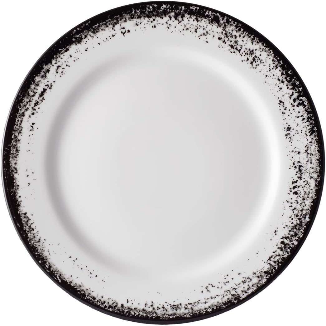 Aparelho de Jantar Névoa Preto - Serve 06 pessoas (COLEÇÃO NÉVOA)